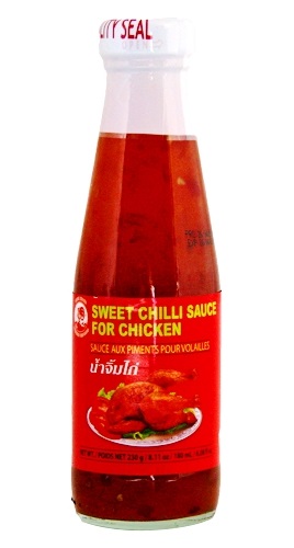 Sweet chilli sauce per pollo - Cock brand 230g.